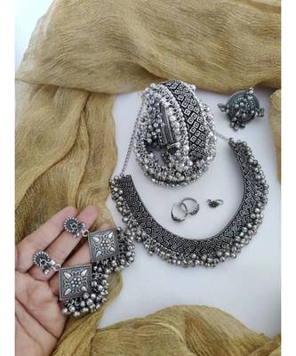 Trendy Ghunghroo Jewellery set Combo 2