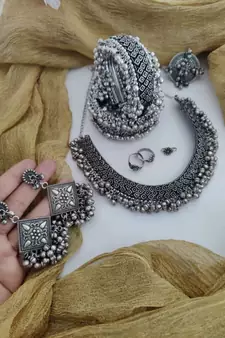 Trendy Ghunghroo Jewellery set Combo