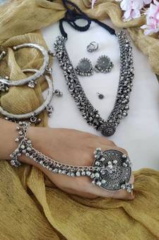 Long Necklace Jewellery set Combo