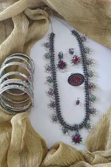 South Indian Jewellery Set Combo