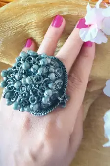 Round Ghunghroo Ring