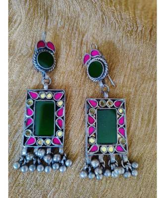 Muticolour Glass Earrings 1