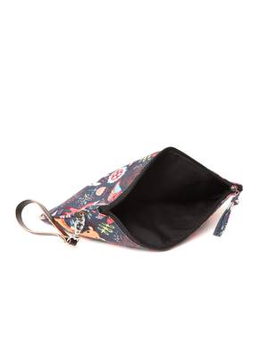 Anekaant Modish Navy & Multi Polyester Quirky Cosmetic Pouch 4