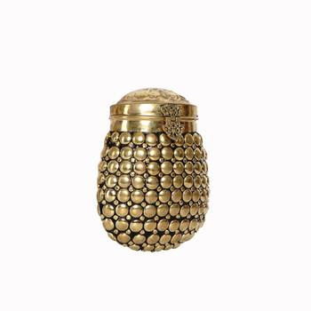 Anekaant Cask Mosaic Metal Clutch Gold 2
