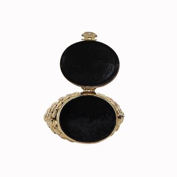 Anekaant Cask Mosaic Metal Clutch Gold 5