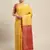 Mustard Woven Banarasi Silk Saree With Blouse