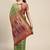 Green woven banarasi silk saree with blouse