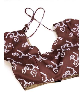 Brown or Multi Digital Printed Banglori Silk Lehenga Choli 2