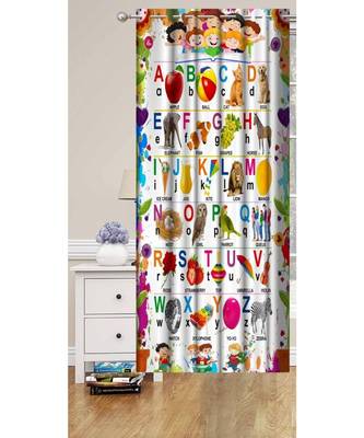Digital printed Polyester Curtain set of 2 pcs stitched and fitted with eyelet By FRIMERR 1