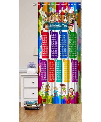 Digital printed Polyester Curtain set of 2 pcs stitched and fitted with eyelet By FRIMERR 1