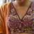 Suta Lavender Coloured Cotten Satin Hand Embroidered Blouse