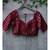 Suta Maroon Coloured Viscose Sequins Blouse