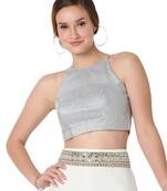 Beige waist-belt