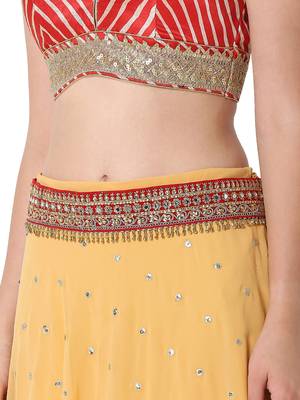 Red waist-belt 3