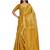 Gold woven art silk saree with blouse
