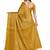 Gold woven art silk saree with blouse