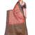 Pink woven art silk saree with blouse