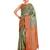 Green woven art silk saree with blouse