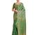 Green woven art silk saree with blouse