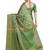 Green woven art silk saree with blouse