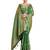Green woven art silk saree with blouse