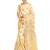 Off white woven art silk saree with blouse