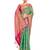 Green woven art silk saree with blouse