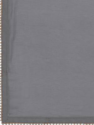Grey Chanderi Embroidered & Stone Work Dress Material 5