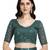 Blue embroidered
 georgette semi stitched lehenga