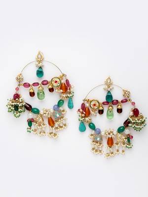 Pink pearl earrings 3