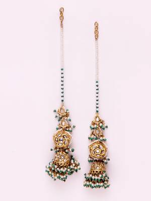 Blue pearl earrings 3