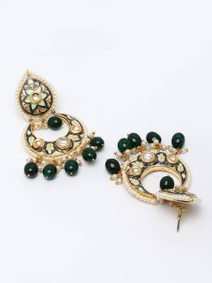 Blue pearl earrings 3