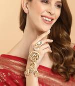 Gold pearl bracelets