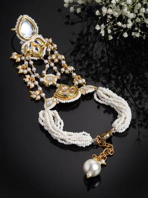 Gold pearl bracelets 2