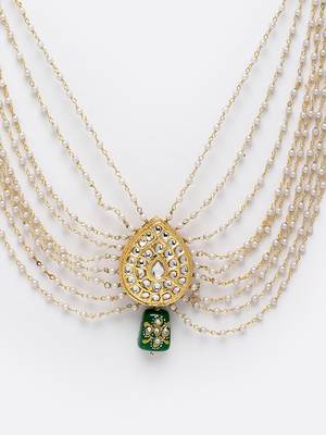 Green pearl hair-accessories 3