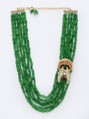 Green pearl necklaces 3