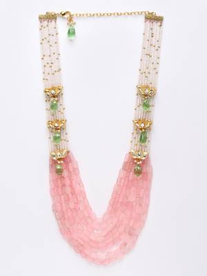 Pink pearl necklaces 3