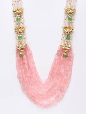 Pink pearl necklaces 4