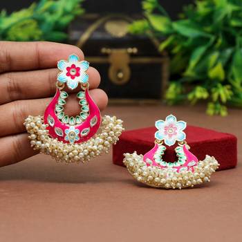 Pink danglers-drops 1
