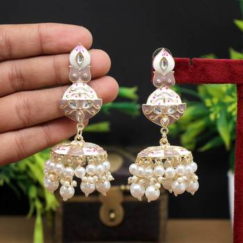 Grey jhumkas 1