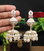Grey jhumkas