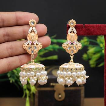 Orange jhumkas 1