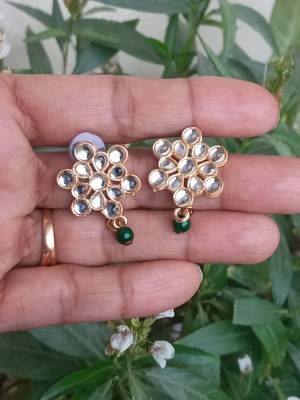 Green pearl necklace set 3