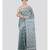PinkLoom Women's grey hand woven jamdani-sarees Without Blouse