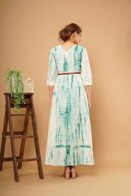 White printed cotton cotton-kurtis 3
