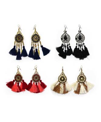 EMM's Stylish Party Wear Tassel Earrings 1