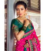 Nakkashi Sargam Rani Saree with Meena and Zariwork