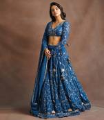 Jhal Work Lehenga With Blouse And Dupatta