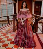 Maroon Lehenga Set