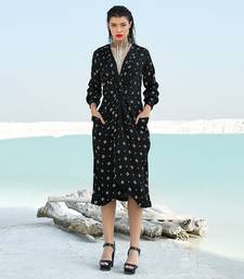 Black Ameera Knotted Dress